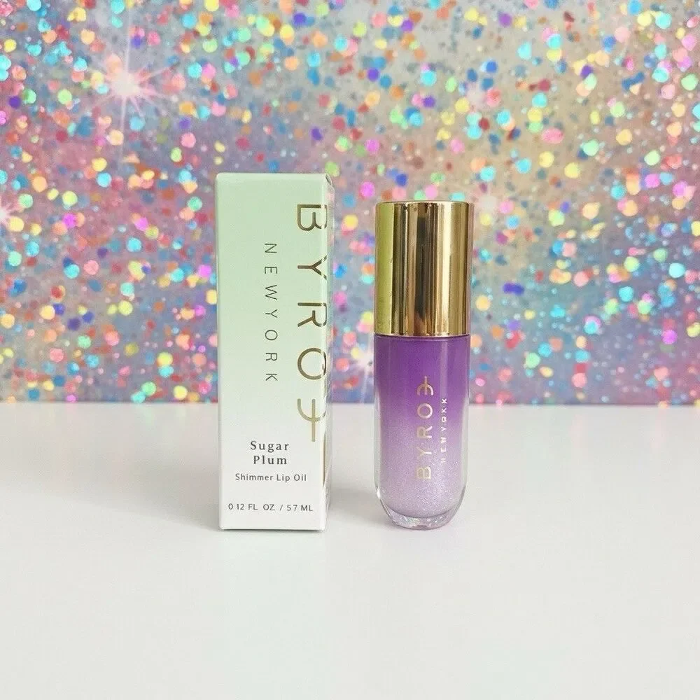 BYROE NEW YORK Sugar Plum Shimmer Lip Oil 0.12 FL OZ New In Box
